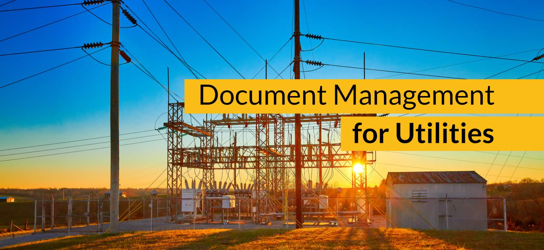 Document management for utilities