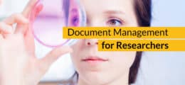 Document management researchers
