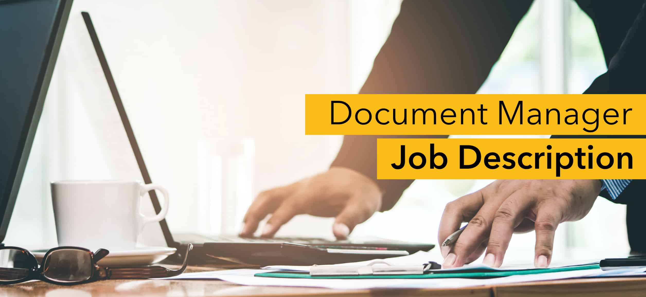 Document manager job description