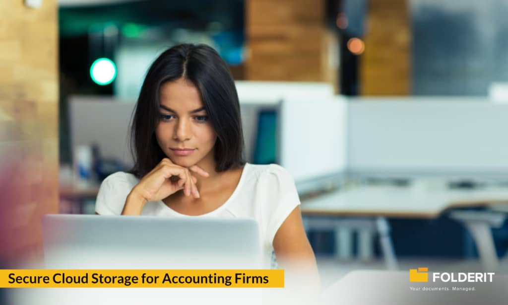 Secure cloud storage for accounting firms