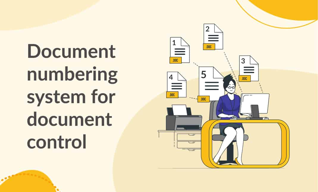 Document numbering system for document control