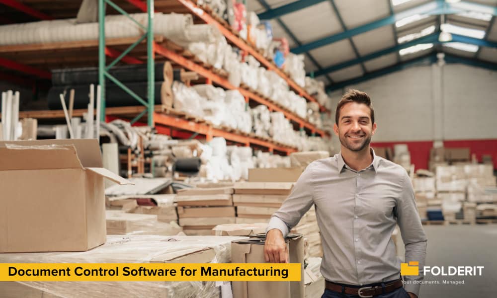 Folderit document Control Software for Manufacturing