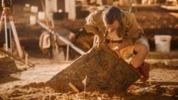 Man unearthing history of documents