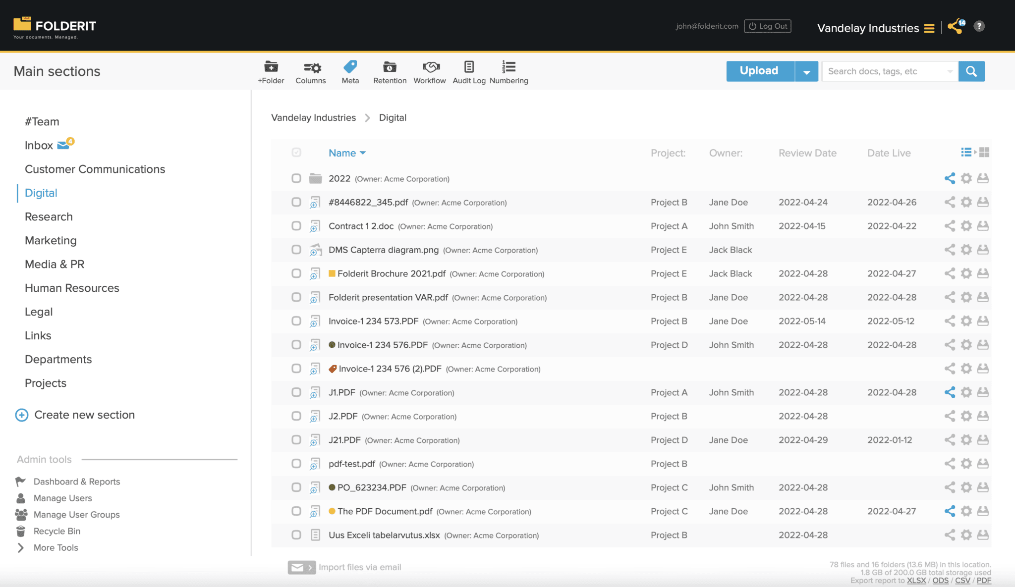 Best Cloud Storage for Business Documents Document Management System