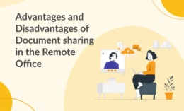 Advantages and Disadvantages of Document sharing in the Remote Office