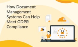 How Document Management Systems Can Help Meet GDPR Compliance