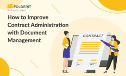 How to Improve Contract Administration with Document Management