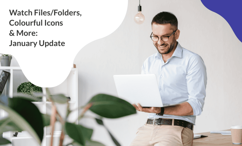 January update image from Folderit marketing