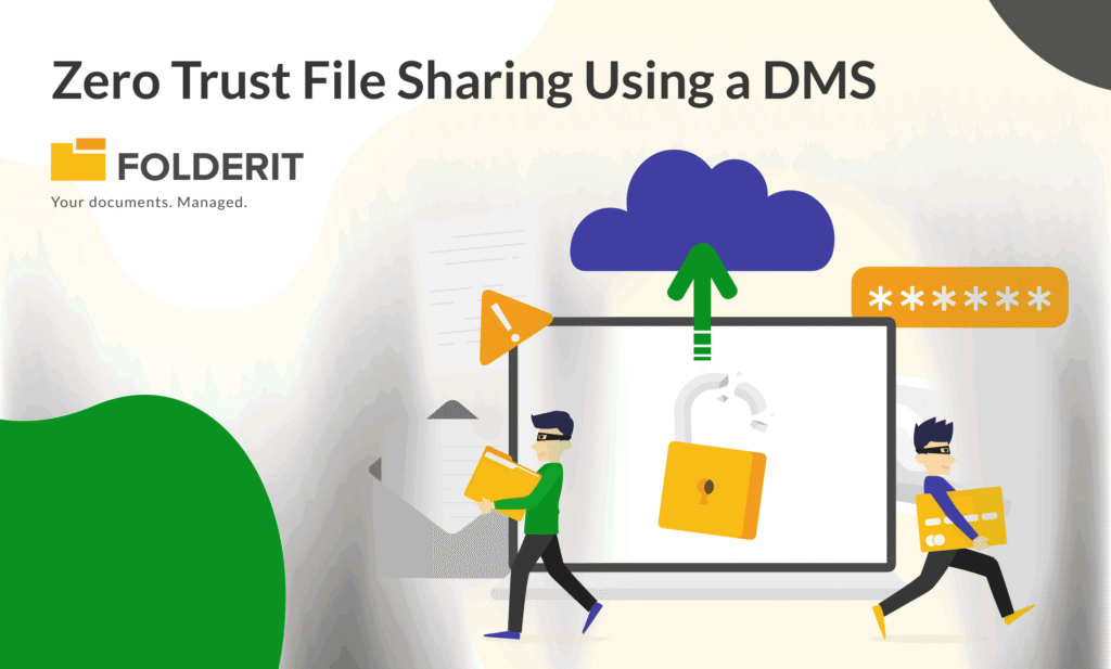 Zero Trust File Sharing Using a DMS