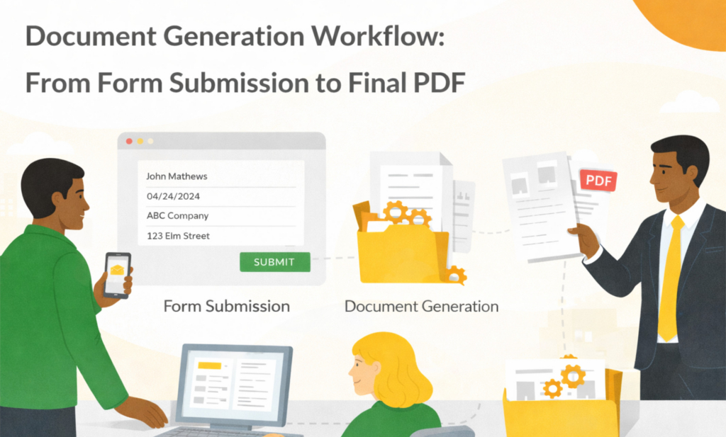 Document Generation Workflow- From Form Submission to Final PDF