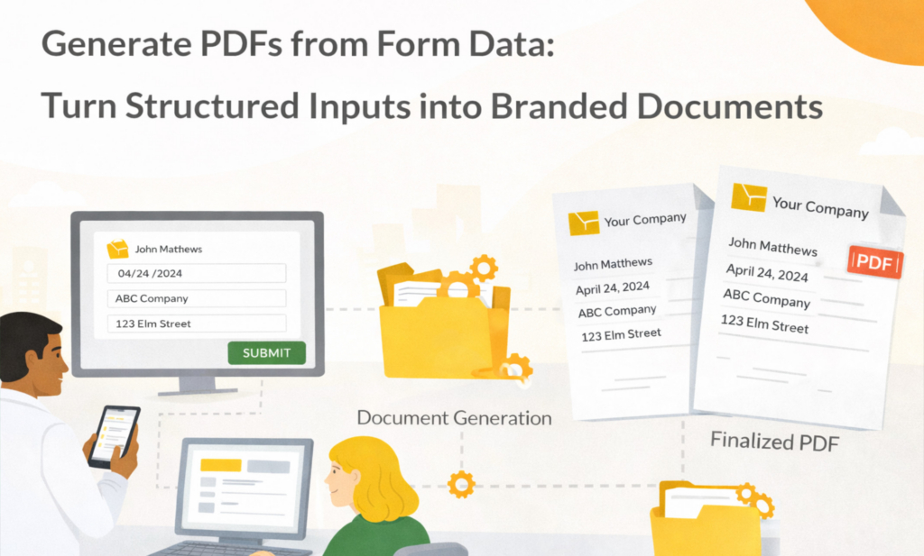 Generate PDFs from Form Data: Turn Structured Inputs into Branded Documents