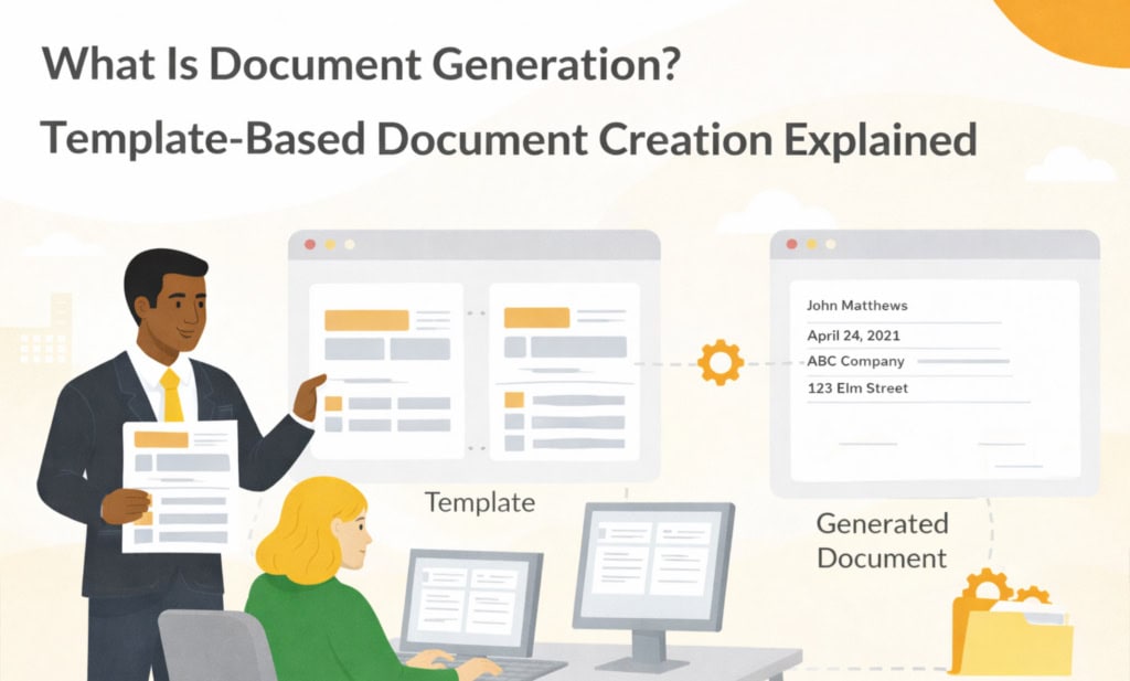 What Is Document Generation? Template-Based Document Creation Explained