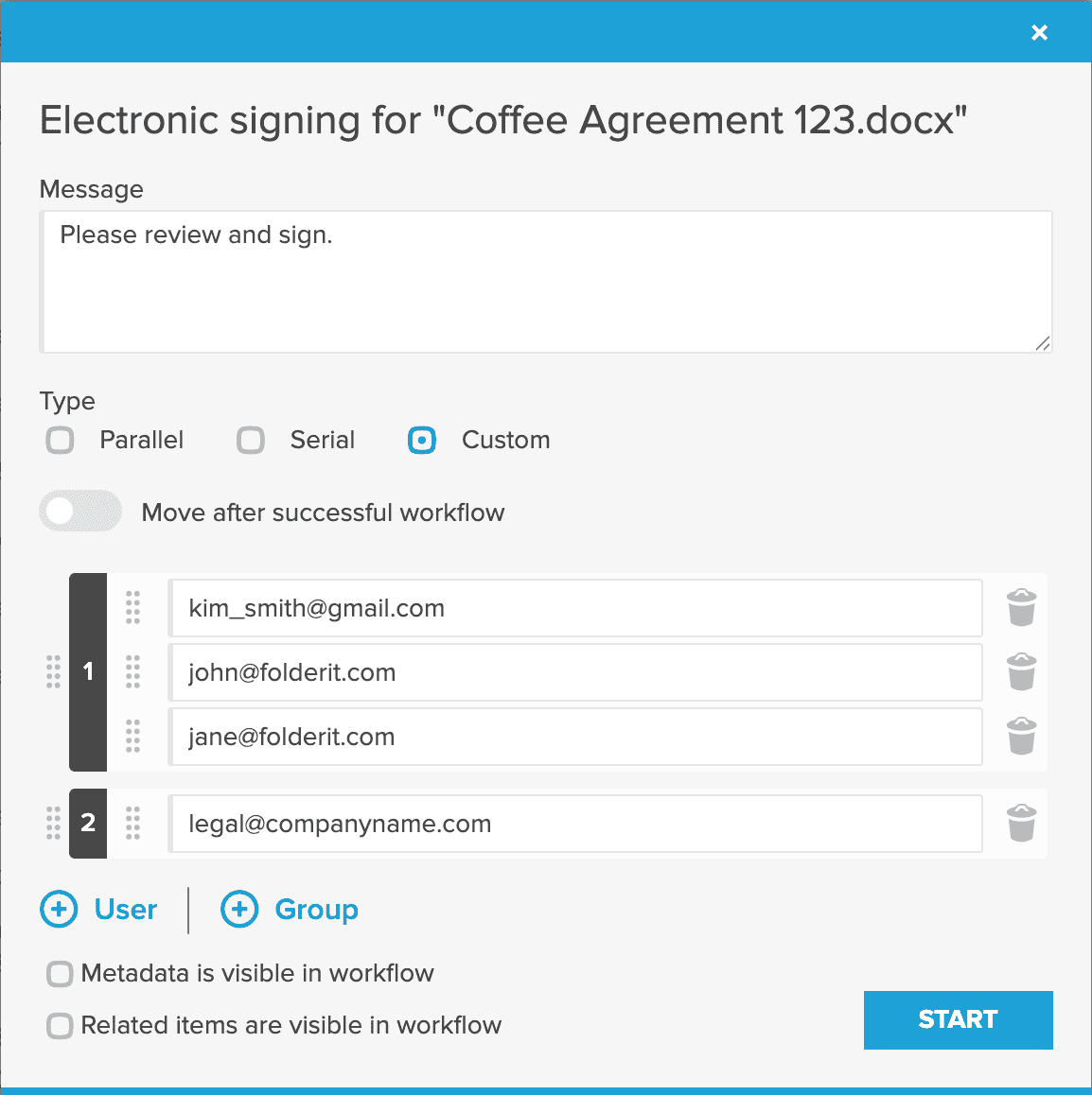contract management system software e-signing