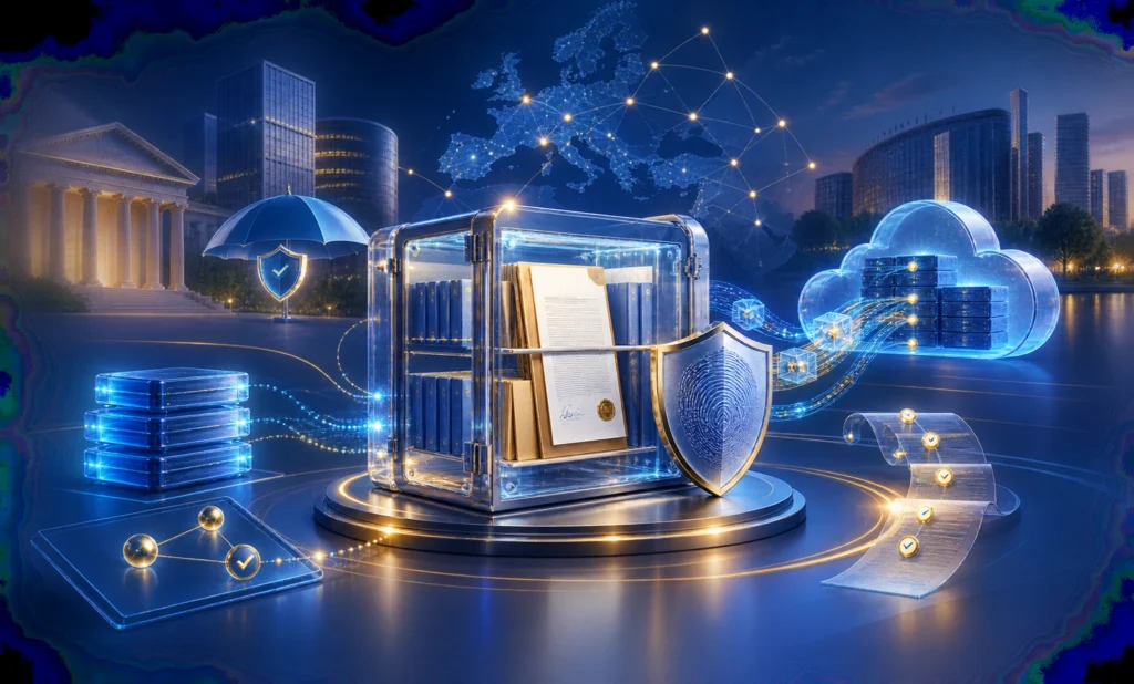 DORA-compliant document management system supporting secure contracts, audit trails and resilient EU cloud storage